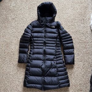 The North Face Metropolis 550 Down Parka II Women's Coat Long Hooded Puffer (S)